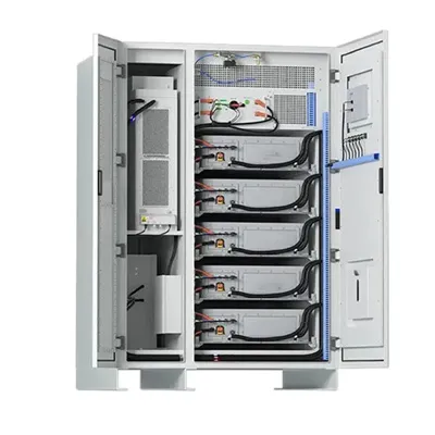 What accessories are included in the solar energy storage cabinet station